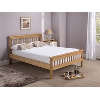 Home Comfort Millwood 6' Super King Natural Wooden Bed