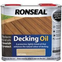 Ronseal Natural Matt Decking Oil 2.5L