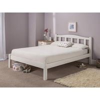 Snuggle Beds Amberley White 4' Small Double White Wooden Bed