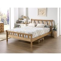 Home Comfort Sherwood 5' King Size Natural Wooden Bed