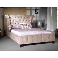 Limelight Epsilon Mink Fabric 4' 6" Double Mink Velvet Fabric Bed