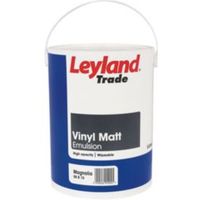 Leyland Trade Magnolia Matt Emulsion Paint 5L
