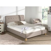 Snuggle Beds Luca (Oat) 3' Single Fabric Oat Bed Frame Only Fabric Bed
