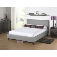 Snuggle Beds Newbury Light Grey 3' Single Fabric Bed