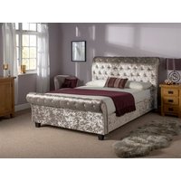Snuggle Beds Orbiter Taupe 4' 6" Double Fabric Bed