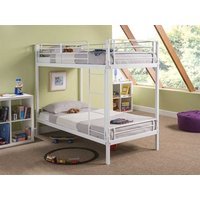 Snuggle Beds Harley White 3' Single White Bunk Bed