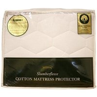 Slumberfleece Pure Cotton Mattress Protector 4' 6" Double Protector