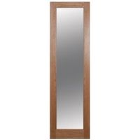 1 Panel Shaker Oak Veneer Glazed Internal Door (H)1981mm (W)579mm