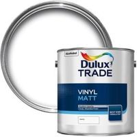 Dulux Trade White Matt Emulsion Paint 2.5L