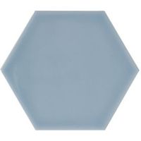 Hanbury Cornflower Gloss Hexagon Ceramic Wall Tile Pack Of 50 (L)150mm (W)173mm