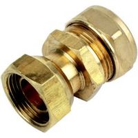 Compression Straight Tap Connector (Dia)22 Mm X ¾ In