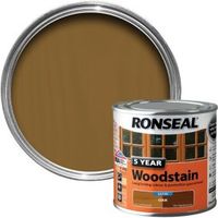 Ronseal Oak High Satin Sheen Woodstain 0.25L