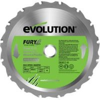 Evolution Fury 16T Circular Saw Blade (Dia)185mm