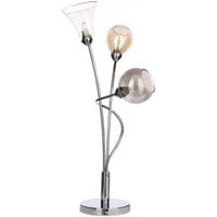 Lilie Chrome Effect Table Lamp