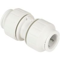 JG Speedfit Push Fit Straight Connector (Dia)15mm Pack Of 10