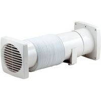 Manrose VDISF100S Bathroom Shower Fan Extractor Fan Kit(D)98mm