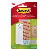 3M Command White Adhesive Saw-Toothed Picture Hanger 3 Pieces