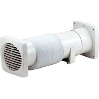Manrose 15061 Bathroom Shower Fan Extractor Fan Kit With Timer(D)99mm
