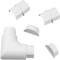 D-Line ABS Plastic White Maxi Trunking Accessories (W)60mm Pieces Of 5