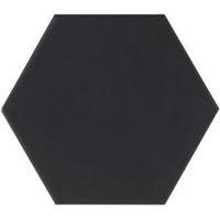 City Chic Anthracite Satin Hexagon Ceramic Wall Tile Pack Of 50 (L)150mm (W)173mm