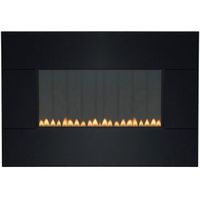 Focal Point Piano Flue Less Black Manual Control Wall Hung Gas Fire