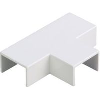 MK ABS Plastic White Flat Tee (W)16mm - 5017490587534