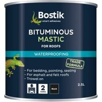 Bostik Black Waterproofing Bituminous Mastic 2.5L