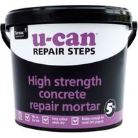U-Can High Strength Concrete Repair Mortar 5kg Tub - 5030349010434