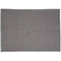 Marinette Saint-Tropez Version Light Grey Cotton Bath Mat (L)50cm (W)700mm