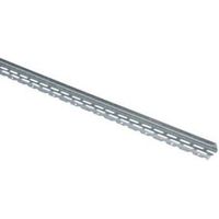 Galvanised Steel Board Edging Bead (L)3000mm (W)25mm - 568A3000