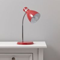 Shelley Red Desk Lamp