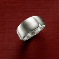 Silver Broad Band Ring