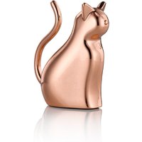 Copper Feline Fancy Ring Holder