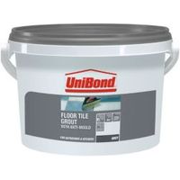 Unibond Grey Floor Tile Grout (W)3.75kg