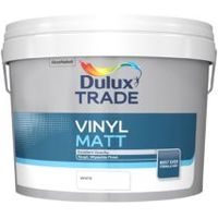 Dulux Trade White Matt Emulsion Paint 10L