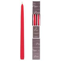 Prices Price's Venetian Wrapped Candles - Pack Of 2, Red