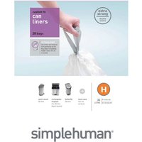 Simplehuman 30L Size H Bin Liners - Pack Of 20