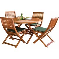 Robert Dyas FSC Country Hardwood Outdoor Table - 110cm