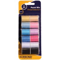 Korbond Thread Poly Pastel Mix