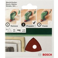 Bosch 5 Piece 80 Grit Delta Sander Sheets