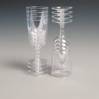 Essential Housewares Plastic Wine Glasses - Pack Of 8