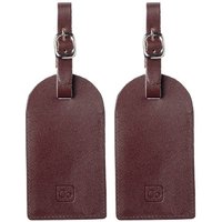 Go Travel Leather Luggage Tags - Set Of 2