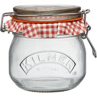 Kilner Preserve 0.5L Clip Top Round Jar