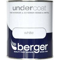Berger Wood & Metal Undercoat - White, 750ml