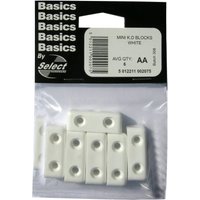 Select Hardware Mini Blocks (6 Pack) - White