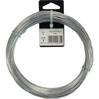 Select Hardware Galvanised Wire 1.25Mmx1/2Kg 50M (1 Pack)