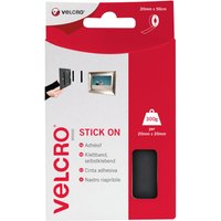 VELCRO ® Brand Stick On Tape 20mm X 50cm Black
