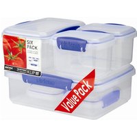 Sistema Klip It 6 Pack Food Storage Boxes Value Pack