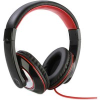 Intempo Over Ear Headphones - Black & Red