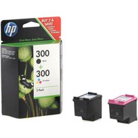 HP 300 Black And Tri-Colour Inkjet Cartridges - Pack Of 2
